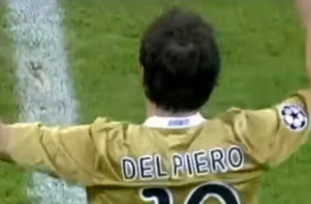 Quando Del Piero fece alzare in piedi tutto il Bernabéu per applaudirlo (VIDEO)Image