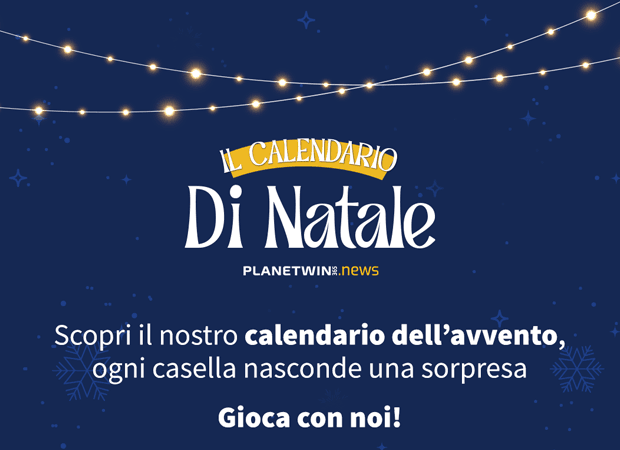Apri le caselle de "Il Calendario di Natale" di Planetwin365.news!