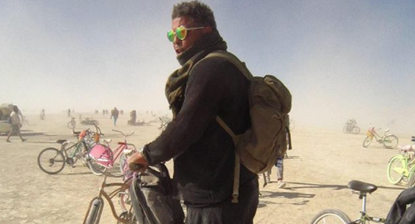 Ronaldo (il fenomeno) al Burning man in Segway