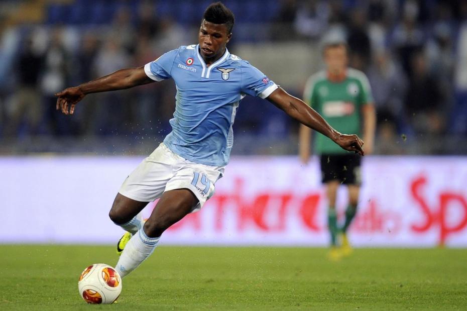 Lazio, Keita in stampelle a Formello: distorsione al ginocchio