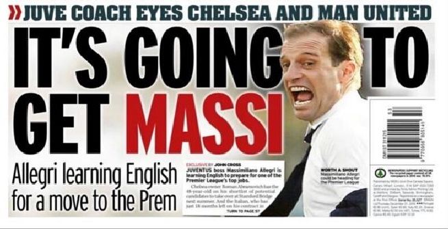 Allegri verso la Premier: “Sta arrivando Massi” e lui studia l’inglese
