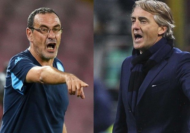 Lite Sarri-Mancini: il tecnico del Napoli ha già preso il Tapiro