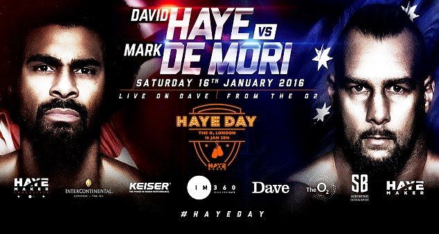 Boxe: Haye, il ritorno sul ring è con Mori