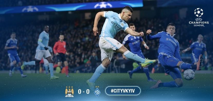 Basta lo 0-0 con la Dinamo Kiev e il City vola ai quarti per la prima volta