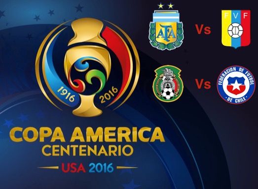 Copa America, gli ultimi due quarti di finale tra: Argentina-Venezuela e Messico-Cile