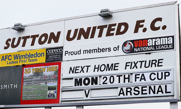 FA Cup, il Sutton United pronto a vivere una sera da sogno contro l’Arsenal