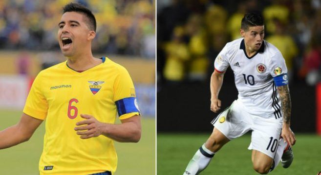 Qualificazioni Mondiali, sfida diretta tra Ecuador e Colombia