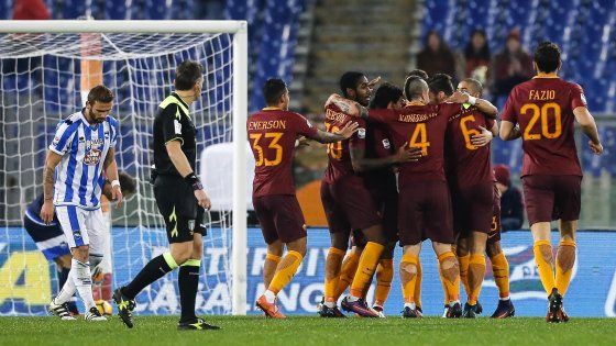 Serie A: solo i tre punti per la Roma nella trasferta all’Adriatico di Pescara
