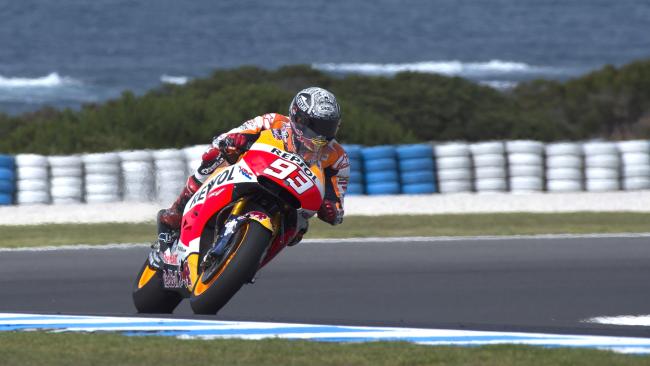 MotoGP: Marquez si prende la pole a Philip Island, male Dovizioso