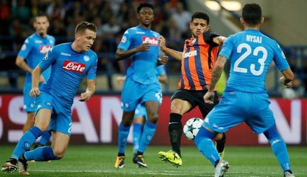 Champions League: Napoli, vietato sbagliare con lo Shakhtar