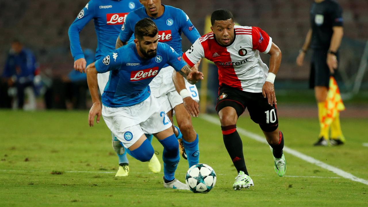 Champions League, Feyenoord-Napoli: vincere e sperare