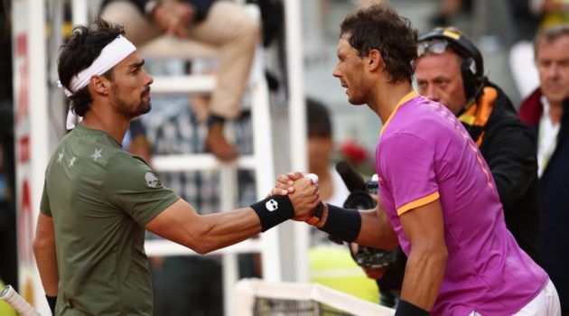 Internazionali di tennis, sogno semifinale per Fognini ma c’è da battere Nadal
