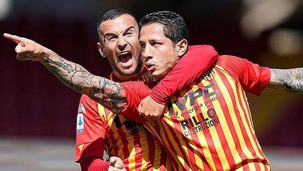 Lapadula con Insigne