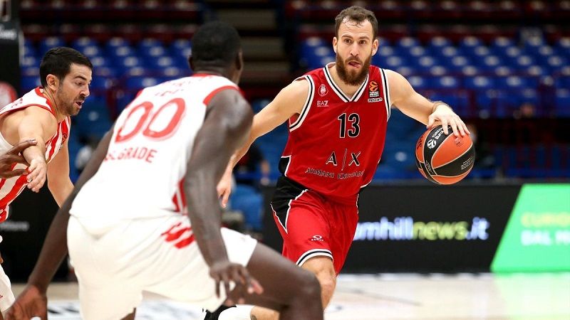 Basket-Eurolega, Stella Rossa-Olimpia Milano: buio pesto per la squadra di Messina