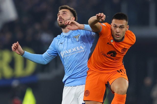 Gila (Lazio) e Lautaro (Inter)