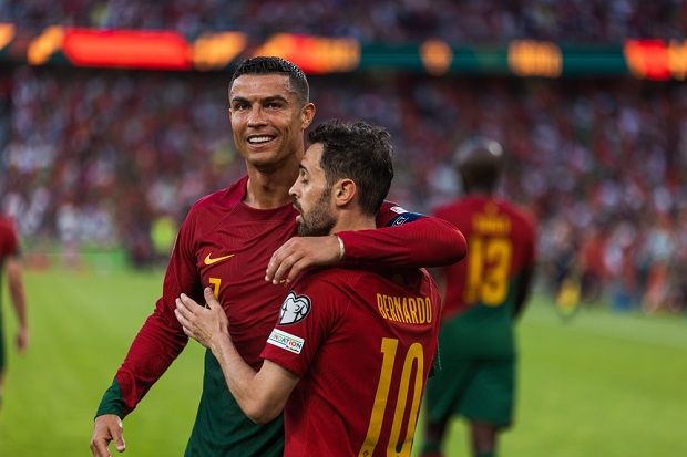 Bernardo Silva e Ronaldo
