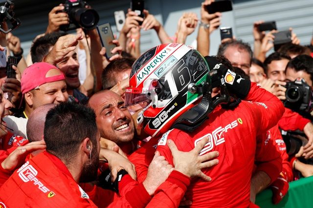 Charles Leclerc vince a Monza Formula 1