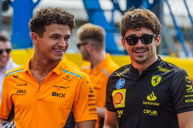 Lando Norris Charles Leclerc