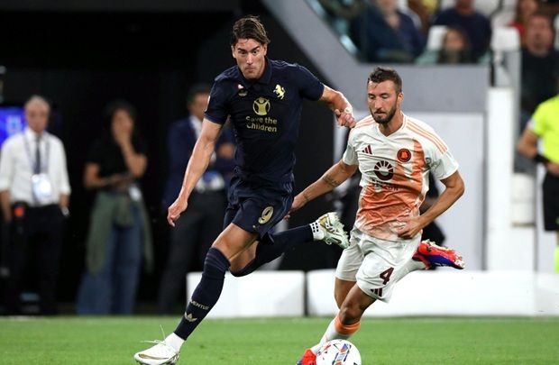 Vlahovic e Cristante