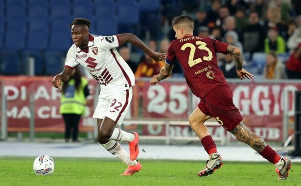 Alieu Njie e Gianluca Mancini