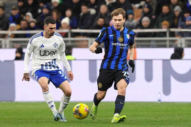 Da Cunha e Barella Como - Inter Serie A