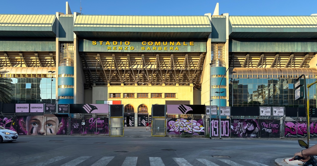 Lo stadio Renzo Barbera di Palermo